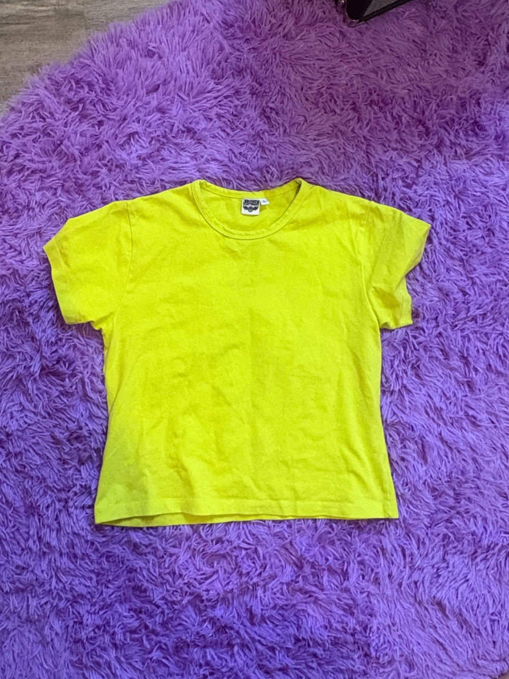 Jungmaven Tiny Tee Limelight Yellow Green Size Large